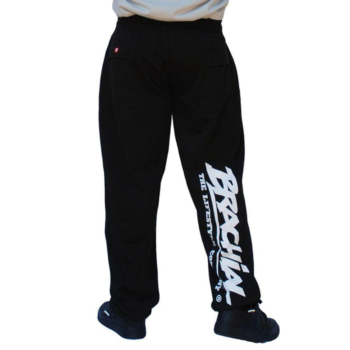 Brachial Tracksuit Trousers Lightweight - Black - Tracksuit Trousers at MySupplementShop by Brachial The Lifestyle Company