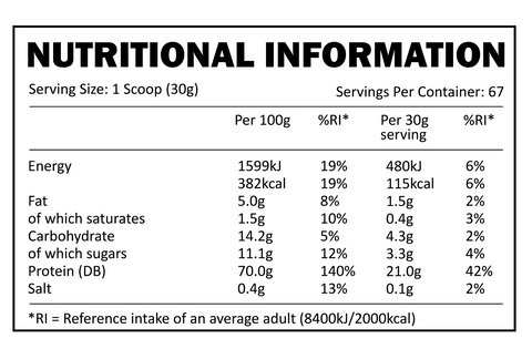Efectiv Nutrition Efectiv Whey Protein 2kg