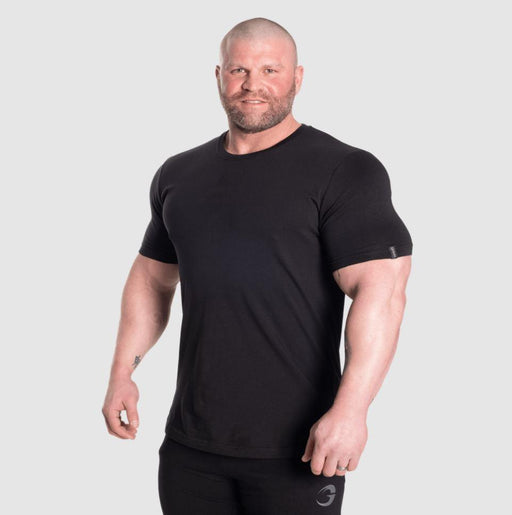 GASP Classic Tapered Tee - Black - Medium - T-Shirt at MySupplementShop by Gasp