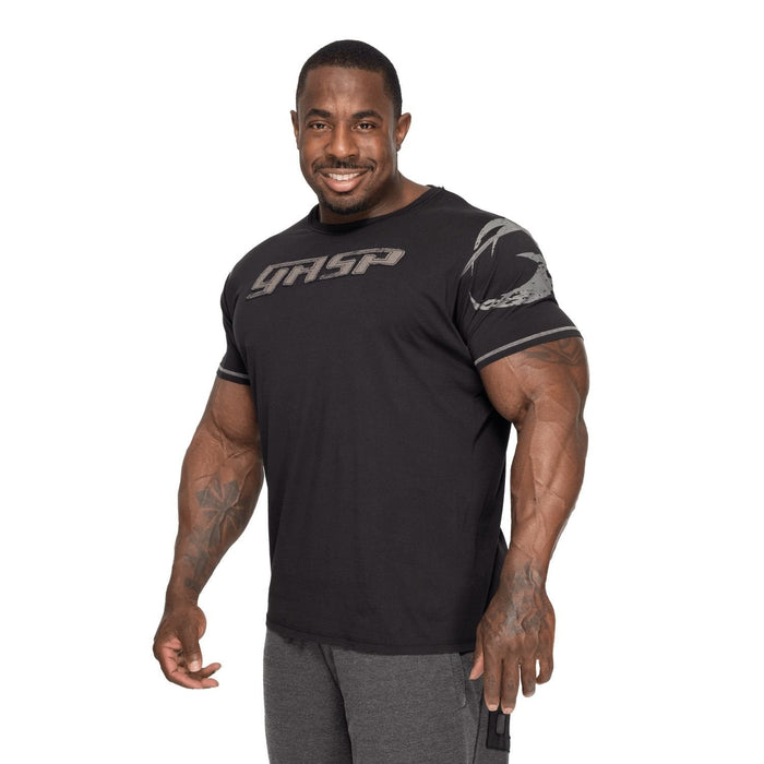 GASP Pro Logo Tee Black - Large - T-Shirt at MySupplementShop by Gasp