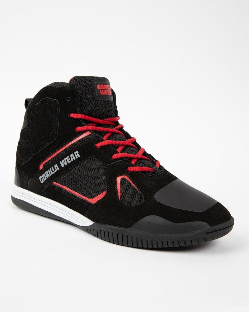 Gorilla Wear Troy High Tops - Black/Red