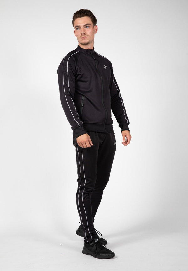 Gorilla Wear Wenden Track Pants Black/White - Medium - Track Pants at MySupplementShop by Gorilla Wear