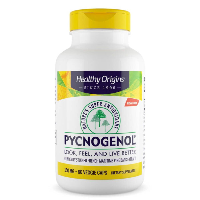 Healthy Origins Pycnogenol 150 mg 60 Veggie Capsules - Skin Care at MySupplementShop by Healthy Origins