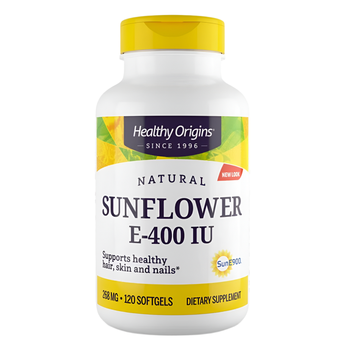 Healthy Origins Sunflower Vitamin E, 400iu 120 Softgels