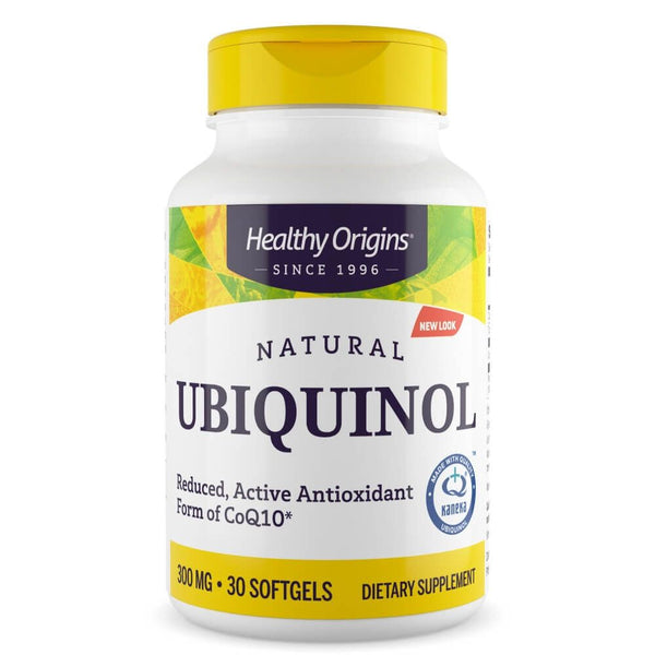 Healthy Origins Ubiquinol 300mg 30 Softgels | Premium Supplements at MYSUPPLEMENTSHOP