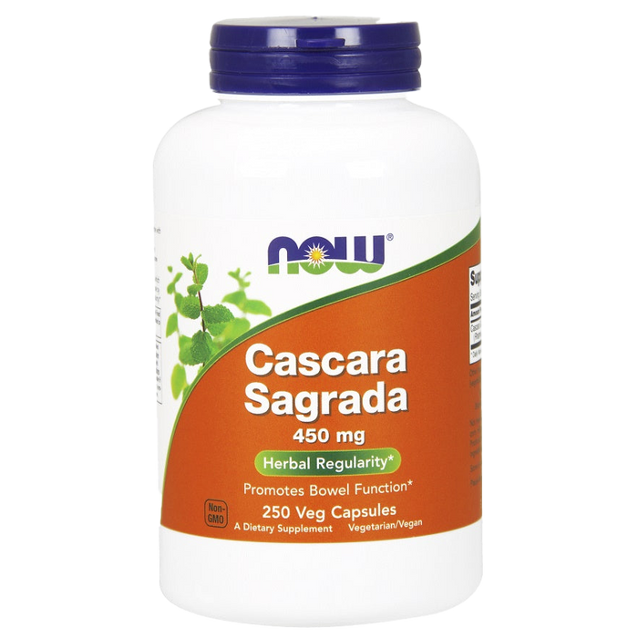 NOW Foods Cascara Sagrada, 450 mg – 250 Kapseln