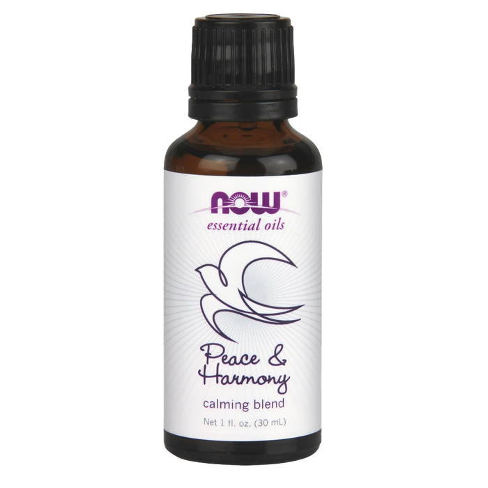 NOW Foods Essential Oil, Peace & Harmony Oil Blend - 30 ml.