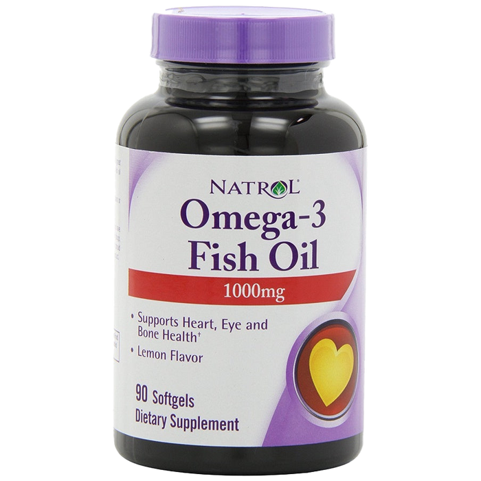 Natrol Omega-3-Fischöl, 1000 mg – 90 Kapseln