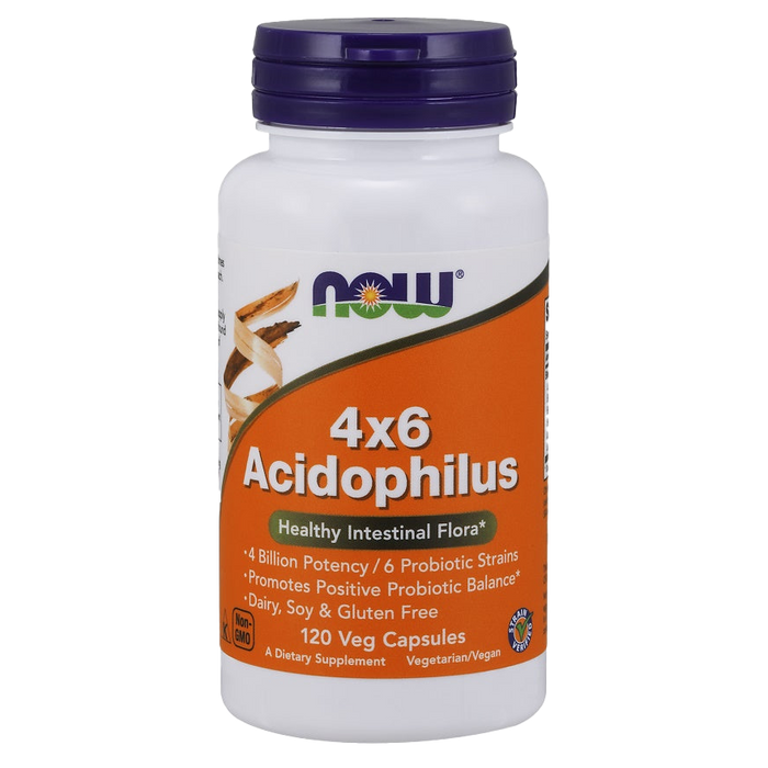 NOW Foods Acidophilus 4X6 - 120 vcaps