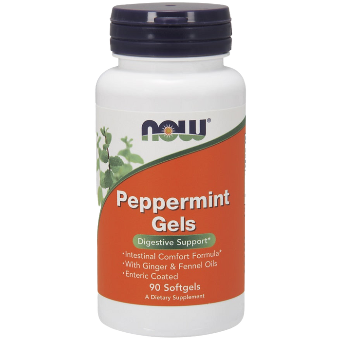 NOW Foods Peppermint Gels - 90 softgels