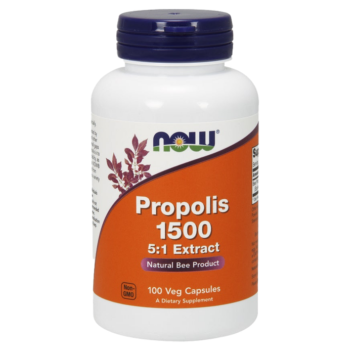 NOW Foods Propolis 5:1-Extrakt, 1500 mg – 100 Kapseln