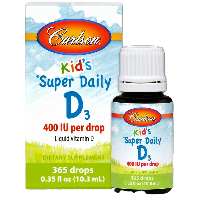 Carlson Labs Kid's Super Daily D3, 400 IU - 10 ml.