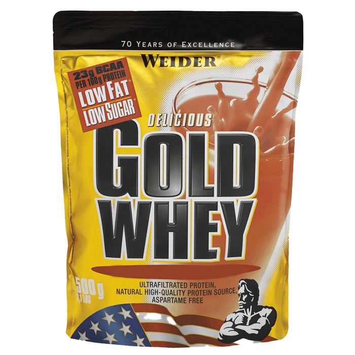 Weider Gold Whey, Milchschokolade – 500 Gramm