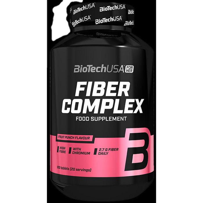 BioTechUSA Fiber Complex, Fruit Punch - 120 tablets