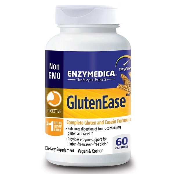 Enzymedica GlutenEase - 60 caps Best Value Sports Supplements at MYSUPPLEMENTSHOP.co.uk