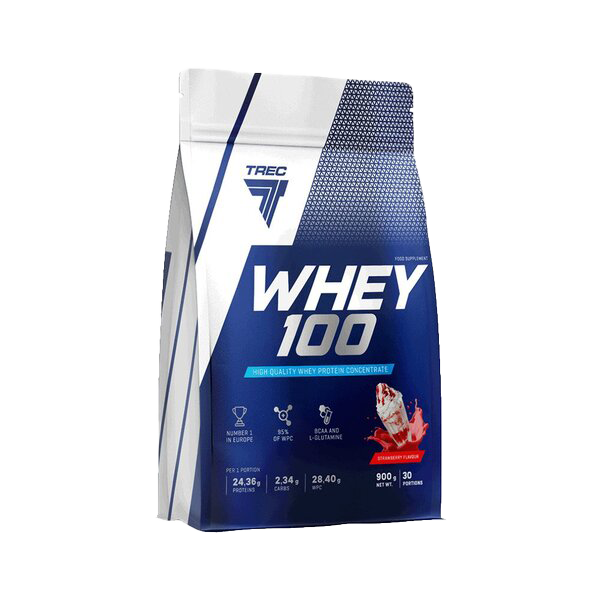 Trec Nutrition Whey 100, Schokolade – 900 Gramm