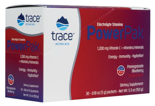 Trace Minerals Electrolyte Stamina Power Pak, Pomegranate Blueberry - 30 packets