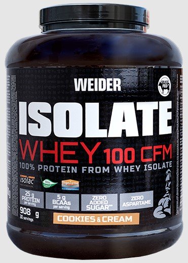 Weider Isolate Whey 100 CFM 2000g - Dietary Management at MySupplementShop by Weider