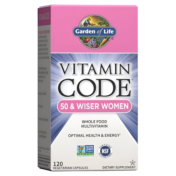 Garden of Life Vitamin Code 50 &amp; Wiser Women – 120 Kapseln