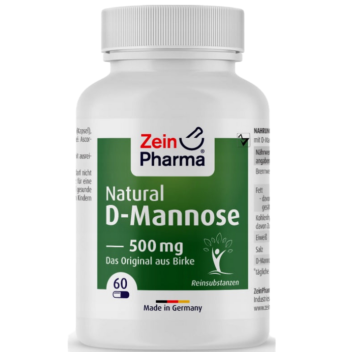 Zein Pharma Natural D-Mannose, 500mg - 60 caps