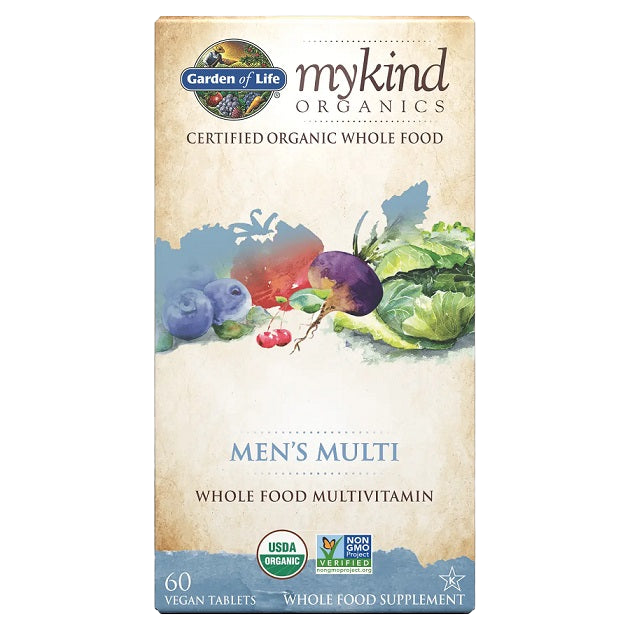 Garden of Life Mykind Organics Men's Multi - 60 vegan tabs