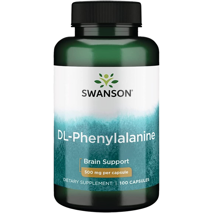 Swanson DL-phénylalanine, 500 mg - 100 gélules