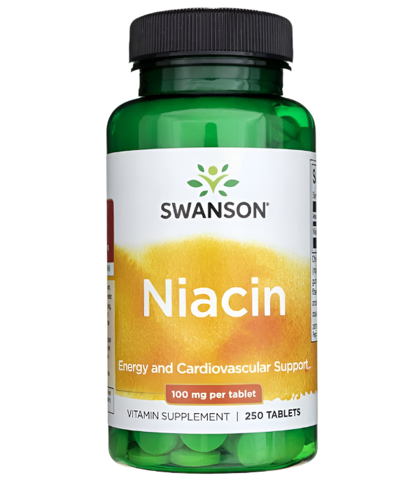 Swanson Niacin, 100mg - 250 tabs