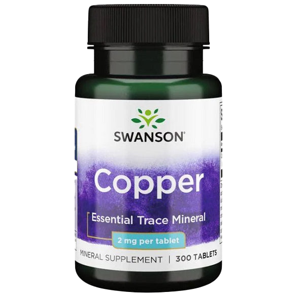 Swanson Copper, 2 mg – 300 Tabletten