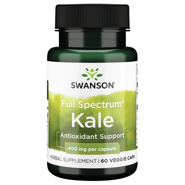 Swanson Full Spectrum Kale, 400mg - 60 vcaps