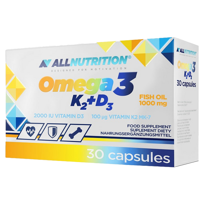 Allnutrition Omega 3, K2+D3 – 30 Kapseln