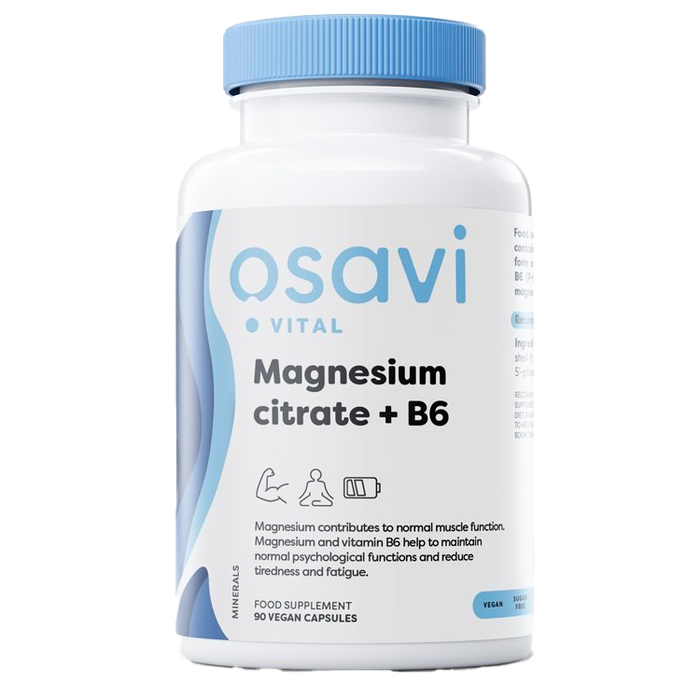 Osavi Magnesium Citrate + B6 - 90 vcaps