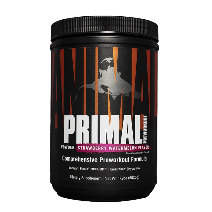 Animal Primal Preworkout Powder, Strawberry Watermelon - 507g