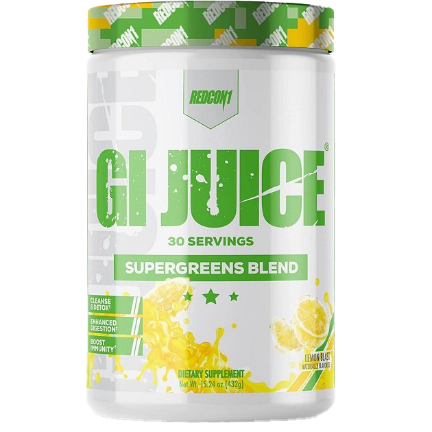 Redcon1 GI Juice Supergreens Blend Lemon Blast 432g