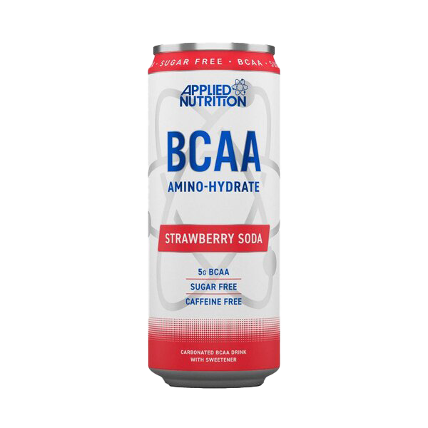 Applied Nutrition BCAA Amino-Hydrate Caffeine Free Cans, Strawberry Soda - 12 x 330ml