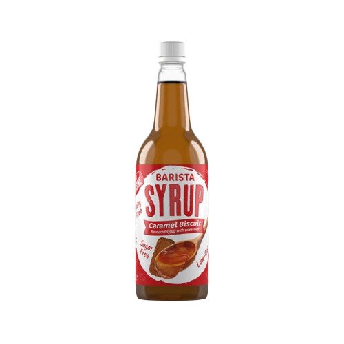 Low-Cal Barista Syrup, Caramel Biscuit - 1000 ml.