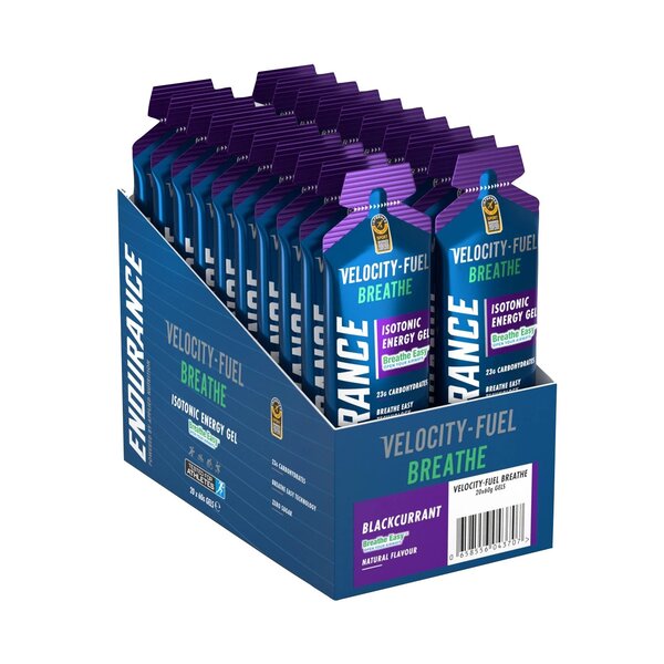 Applied Nutrition Endurance Breathe Isotonic Energy Gel, Blackcurrant 20 x 60g - Drinks and Shakes at MySupplementShop by Applied Nutrition