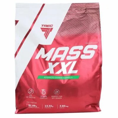 Trec Nutrition Mass XXL, Salted Caramel - 4800g Best Value Sports Supplements at MYSUPPLEMENTSHOP.co.uk