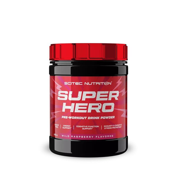 SciTec Superhero, Wild Raspberry Best Value Sports Supplements at MYSUPPLEMENTSHOP.co.uk