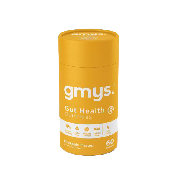 Gmys Gut Health Gummies, Pineapple - 60 gummies