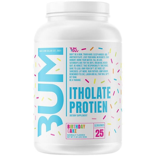 Raw Nutrition CBUM Itholate Protein, Birthday Cake - 825g Best Value Sports Supplements at MYSUPPLEMENTSHOP.co.uk