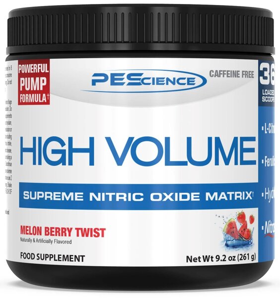 PEScience High Volume, Melon Berry Twist - 261g Best Value Sports Supplements at MYSUPPLEMENTSHOP.co.uk