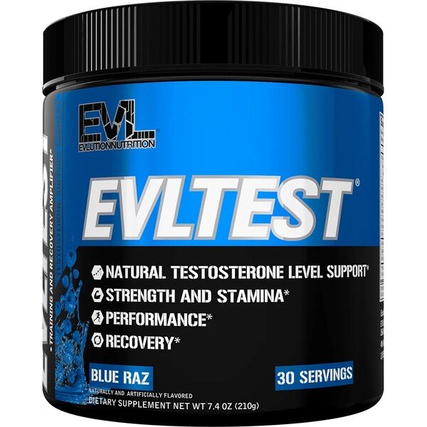 EVLution Nutrition EVL Test, Blue Raz 210g