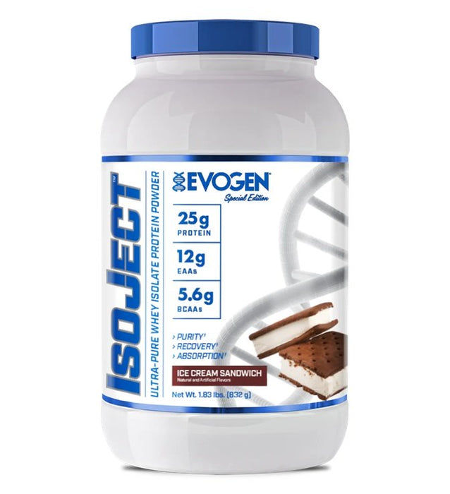 Evogen IsoJect, Ice Cream Sandwich 832g - Whey Proteins at MySupplementShop by Evogen