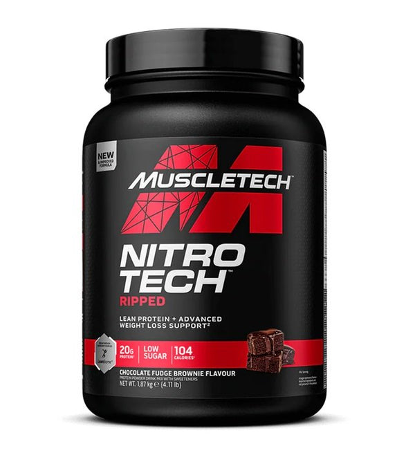 MuscleTech Nitro-Tech Ripped, Chocolate Fudge Brownie 1870g