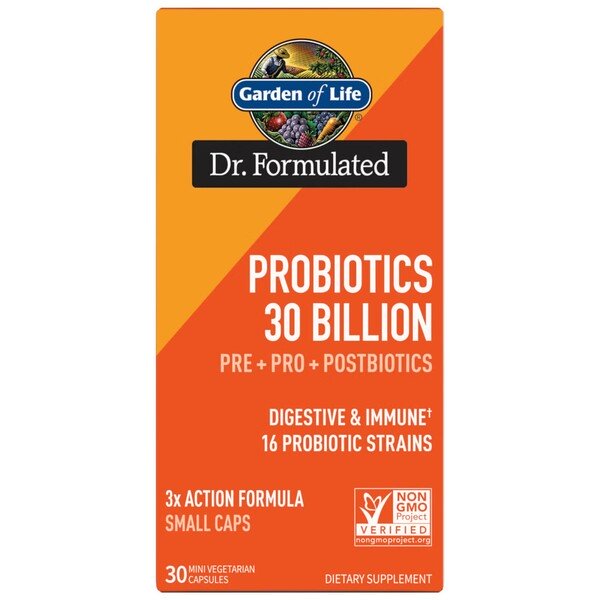 Dr. Formulated Probiotics 30 Billion - 30 mini vcaps - Default Title - Health and Wellbeing at MySupplementShop by Garden of Life