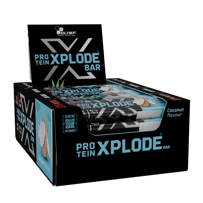 Protein Xplode Bar, Coconut - 25 x 40g