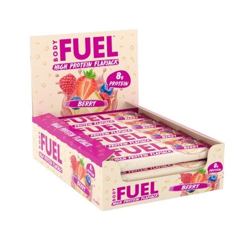 Applied Nutrition Bodyfuel Flapjack 12 x 40g - Berry - Health Foods at MySupplementShop by Applied Nutrition