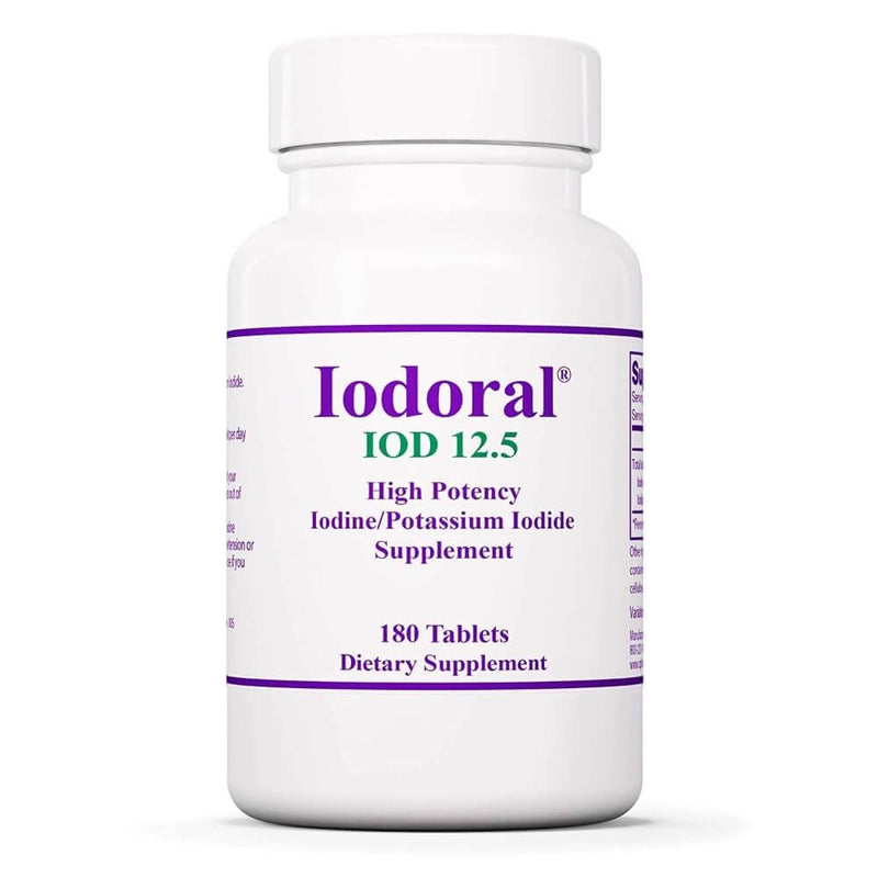 Iodoral High Potency Iodine/Potassium Iodide 12.5mg 180 Tablets | Premium Supplements at MYSUPPLEMENTSHOP