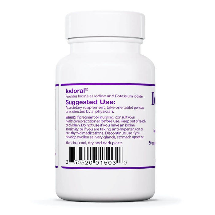 Iodoral High Potency Iodine/Potassium Iodide 50mg 90 Tablets | Premium Supplements at MYSUPPLEMENTSHOP