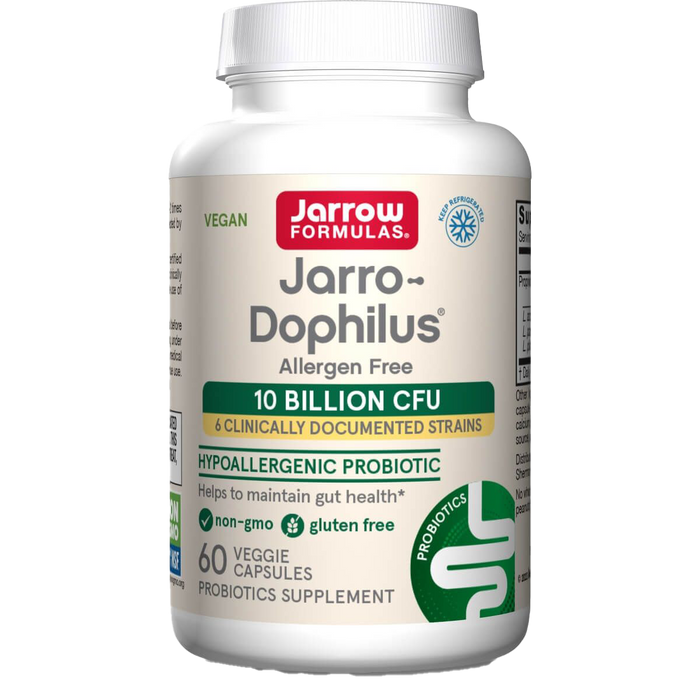 Jarrow Formulas Jarro-Dophilus Allergen Free (Probiotic) 10 Billion CFU 60 Veggie Capsules